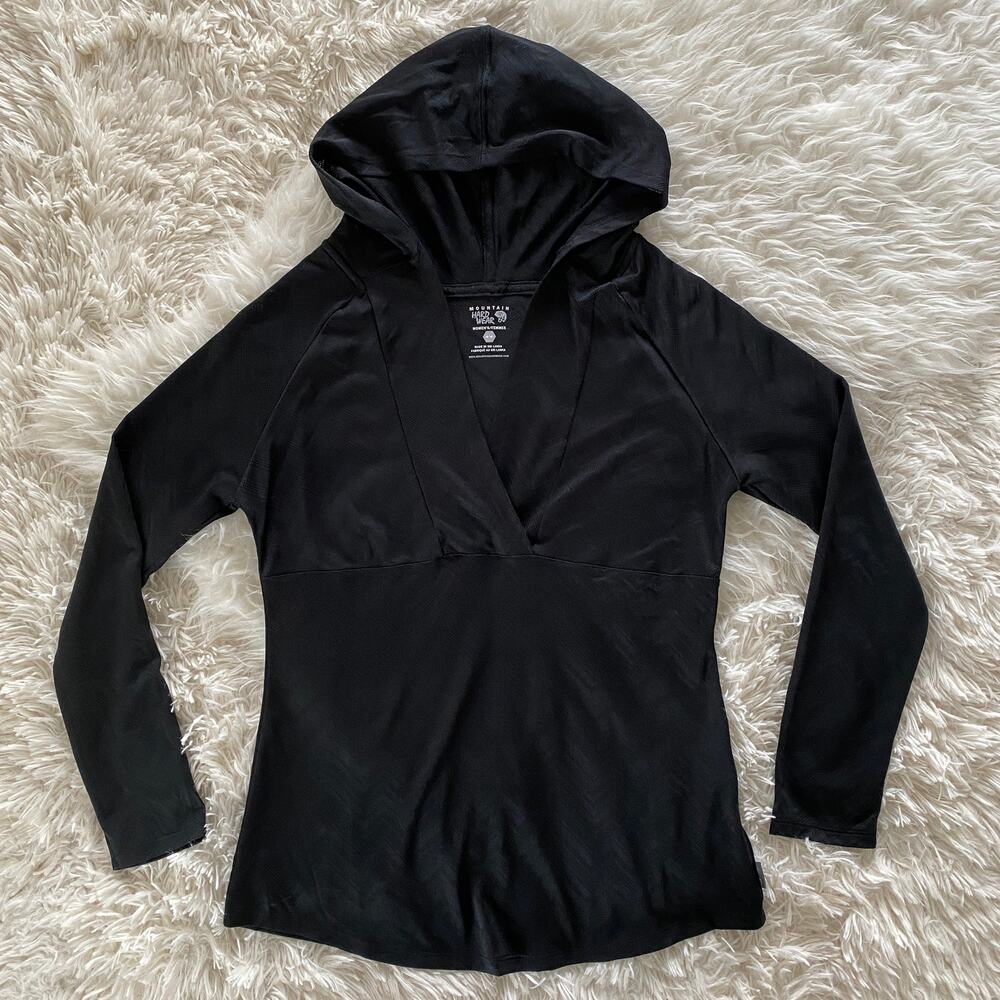 Mountain Hardwear Navandella Hooded Top with Geometric Texture, size M